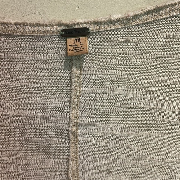 Free People Cardigan / Duster with Lace trim s M - Picture 2 of 5